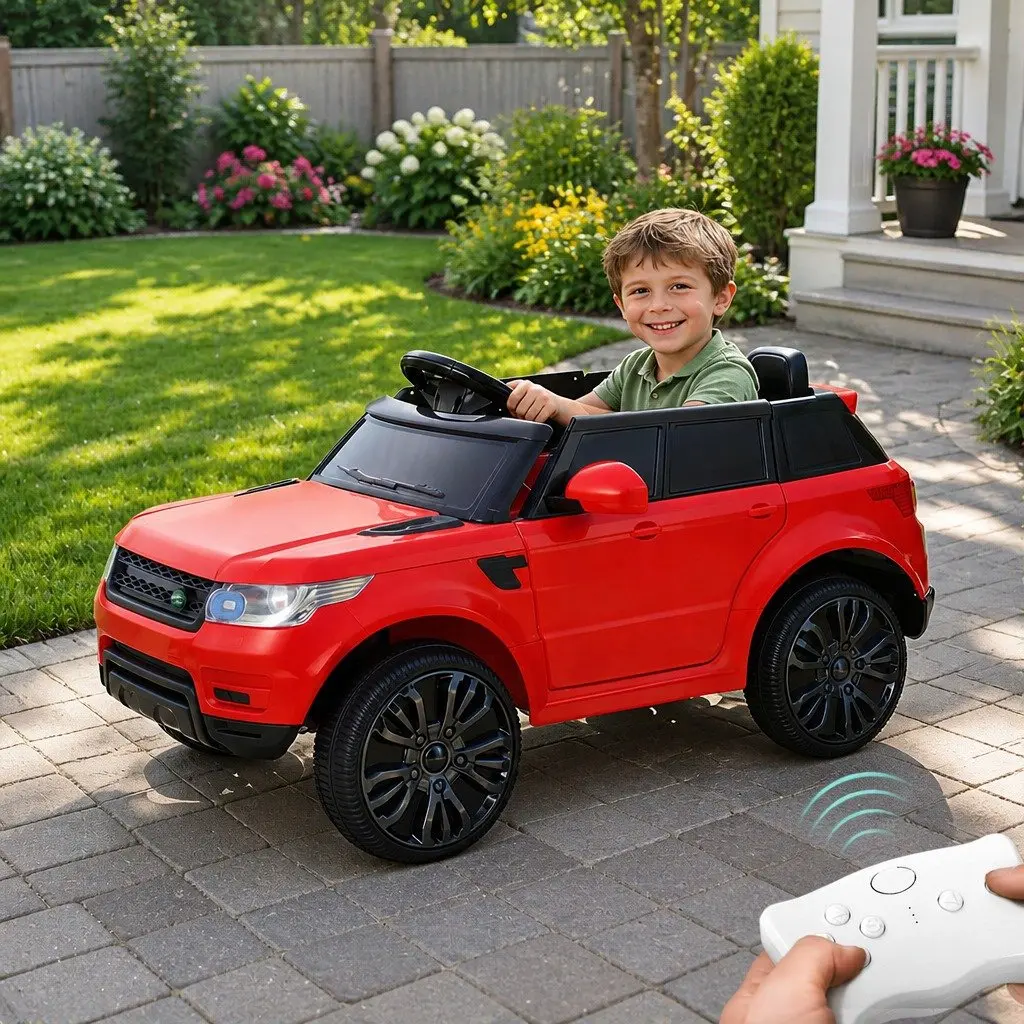Ride On Car Electric Kids SUV Remote Control 12V Red