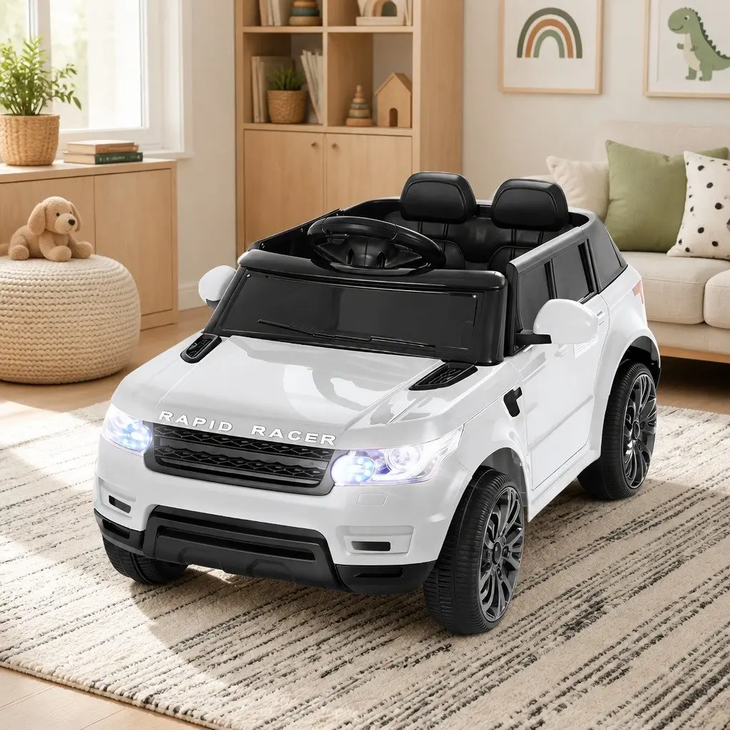 Kids Ride On Car Electric SUV 12V Remote Control White
