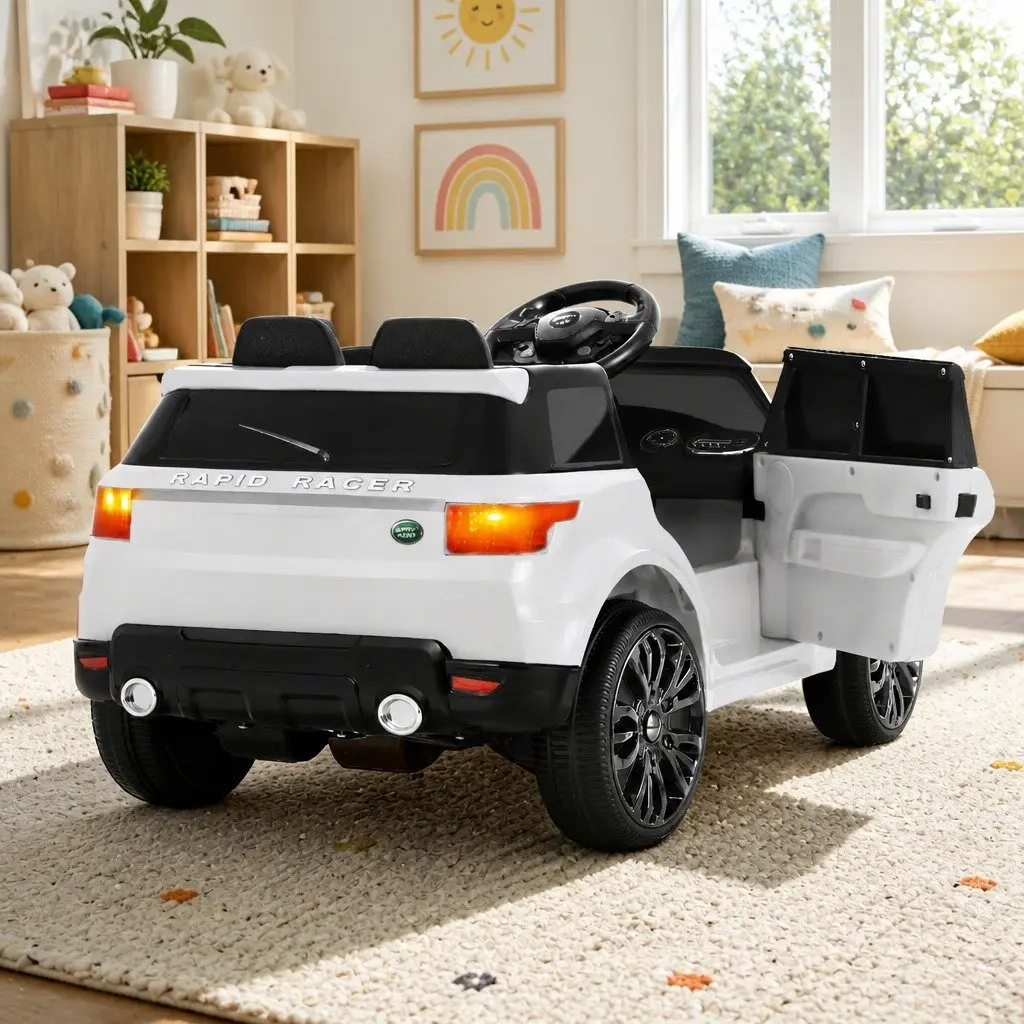 Kids Ride On Car Electric SUV 12V Remote Control White