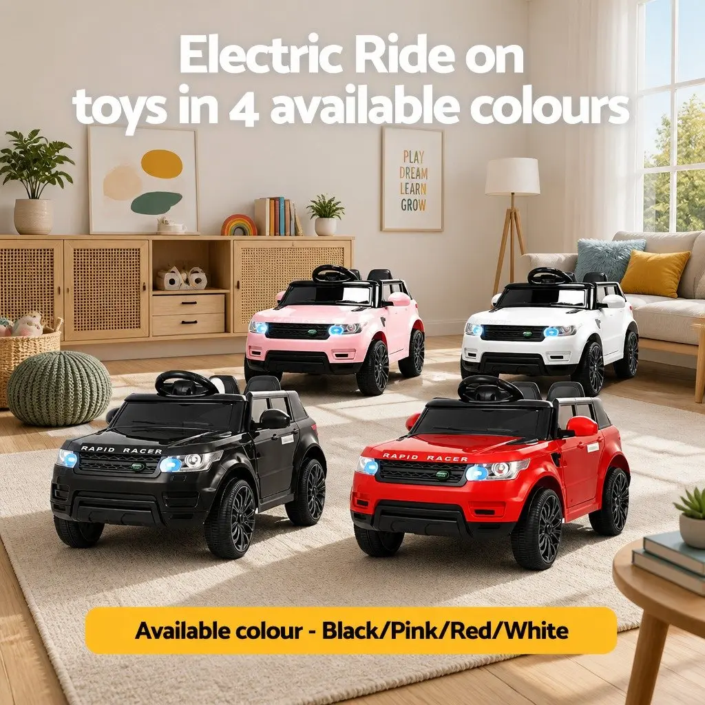 Kids Ride On Car Electric SUV 12V Remote Control White