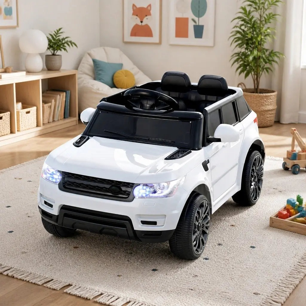 Kids Ride On Car Electric SUV 12V Remote Control White
