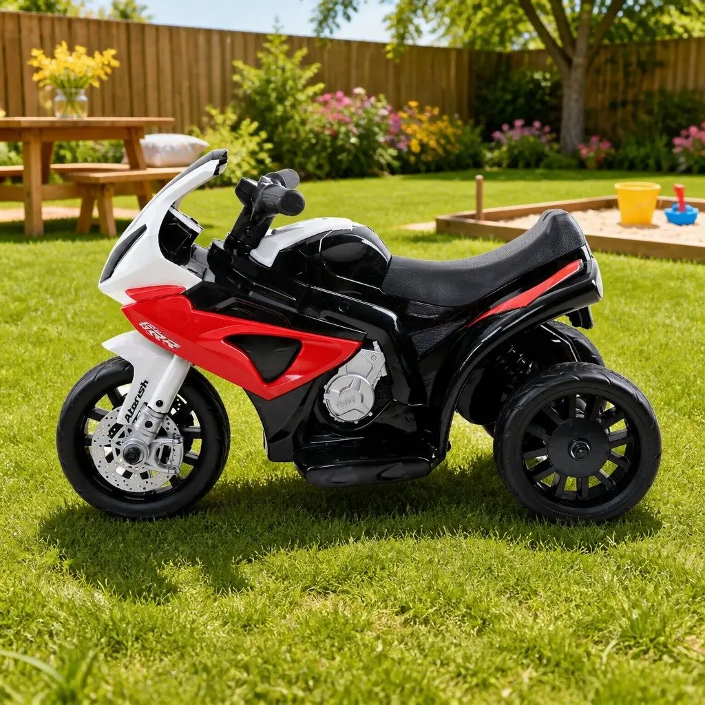 Kids Electric Ride On Motorcycle Bike 6V Battery Powered Red