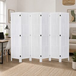 6 Panel Room Divider 170cm Freestanding Folding Screen Partition Privacy