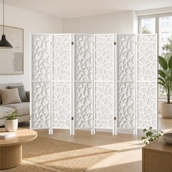 Affordable and Practical 6 Panel Room Divider Screen