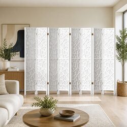 Reliable 8-Panel Folding Room Divider Screen 325x170cm