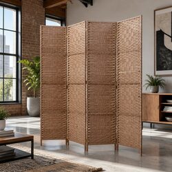Functional 4 Panel Room Divider: Stylish and Practical