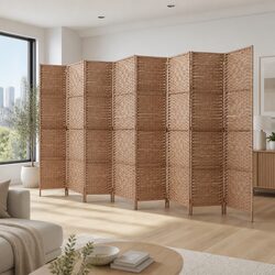 Sturdy 8-Panel Room Divider for Lasting Value
