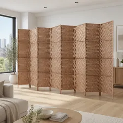 Sturdy 8-Panel Room Divider for Lasting Value
