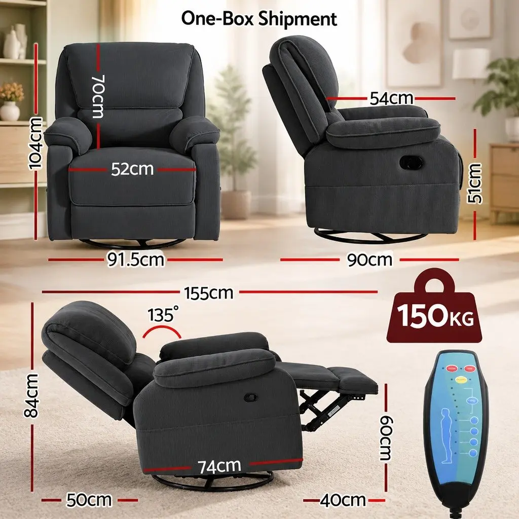Grey Recliner Chair