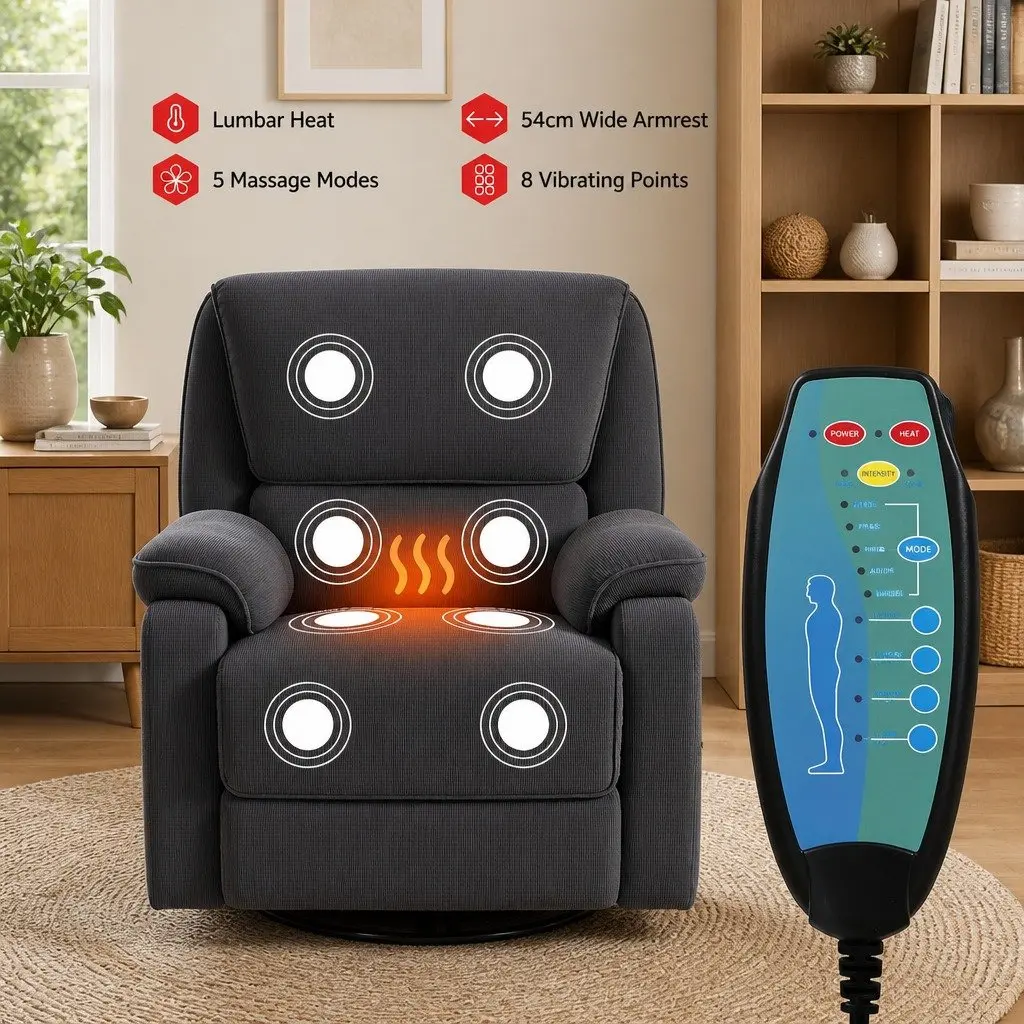 Grey Recliner Chair