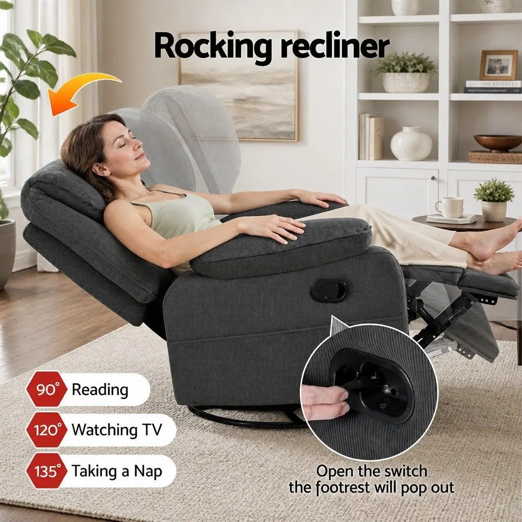 Grey Recliner Chair