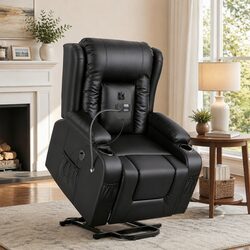 Warm and Reassuring Power Lift Recliner Chair
