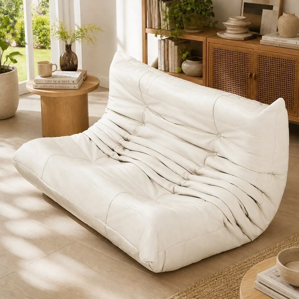 2-Seater Floor Sofa for Home