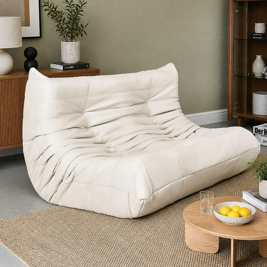 2-Seater Floor Sofa for Home