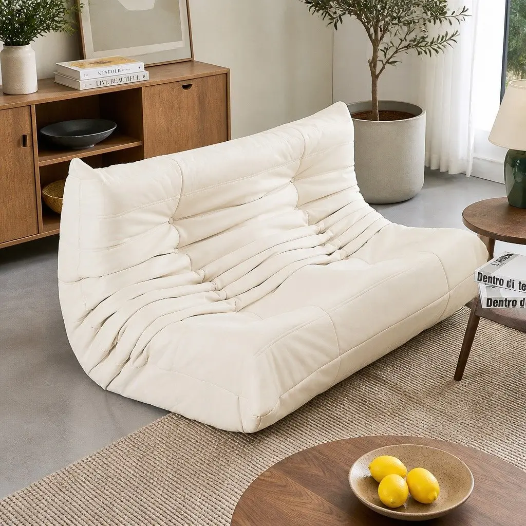 2-Seater Floor Sofa for Home