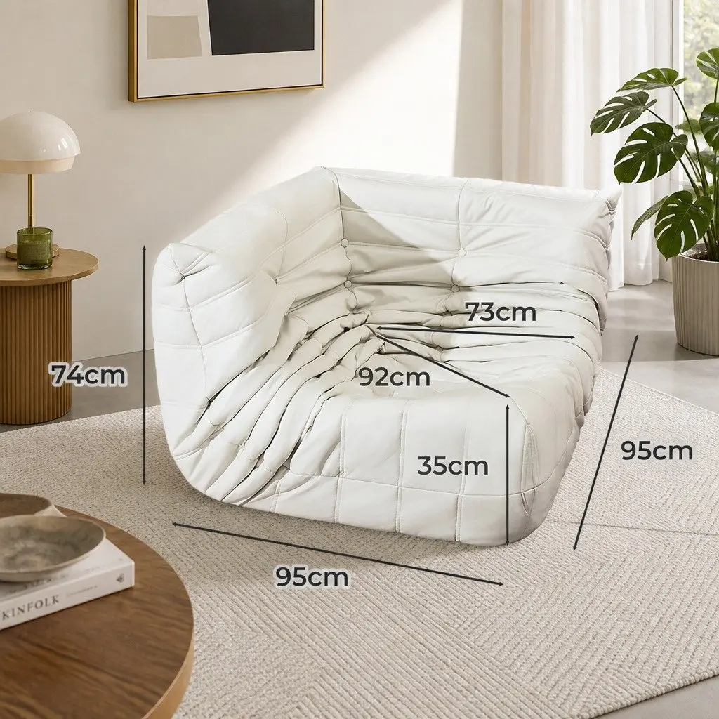 Corner Caterpillar Floor Sofa for Comfort