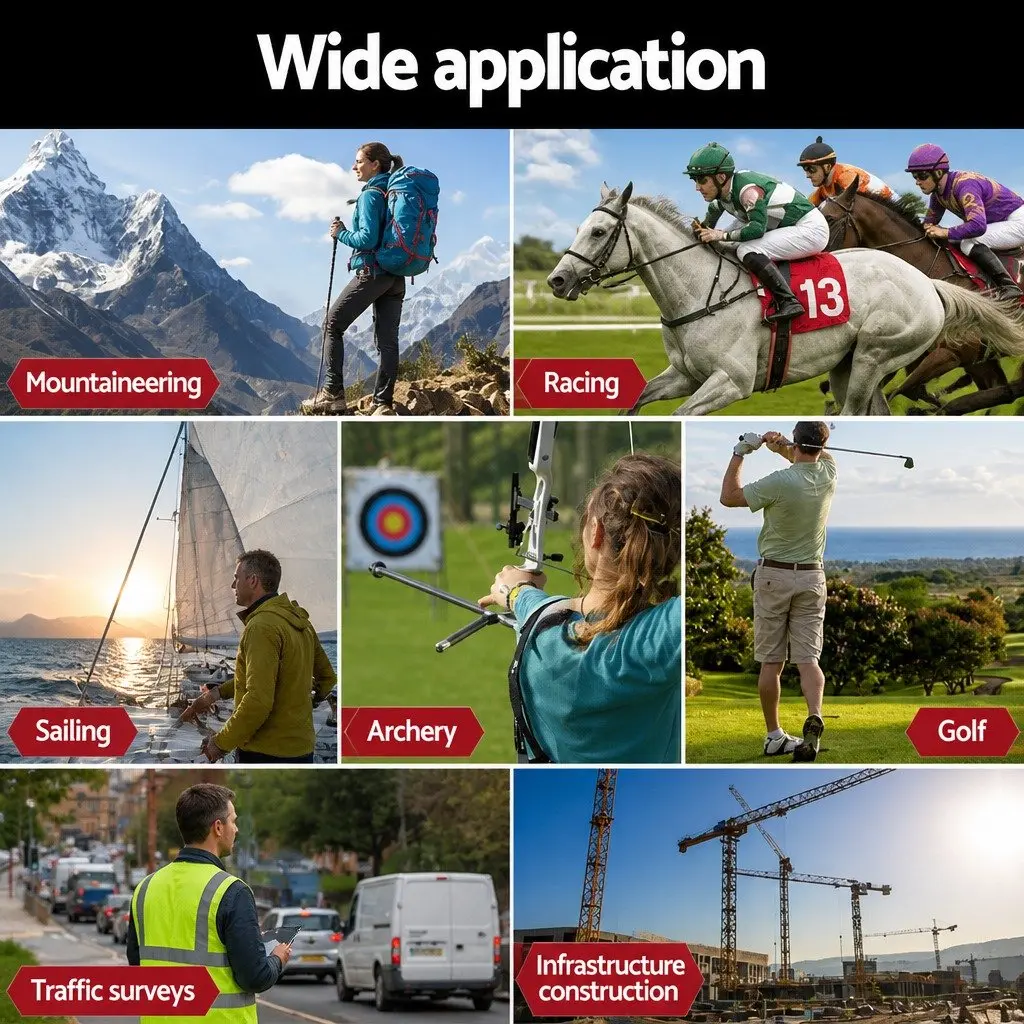 Laser Rangefinder for Golf Distance Measurement 700M Slope Compensation Vibration Alert White
