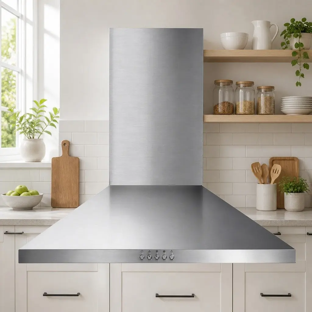 Range Hood Wall Mounted Kitchen Extraction Fan 600mm Stainless Steel Silver