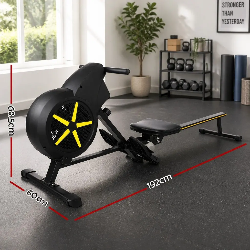 Rowing Machine with Adjustable Resistance Levels