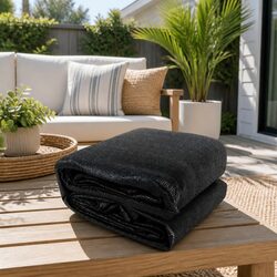 Value-Driven Shade Sail 3x6m Rectangle 280GSM in Black