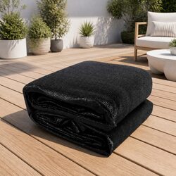 Reliable Rectangle Shade Sail 4x6m Black for Outdoor Spaces