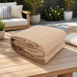 Rectangle Shade Sail 5x6m Sand—Practical Outdoor Solution