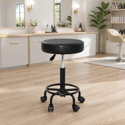 Comfortable and Practical Salon Stool with Footrest