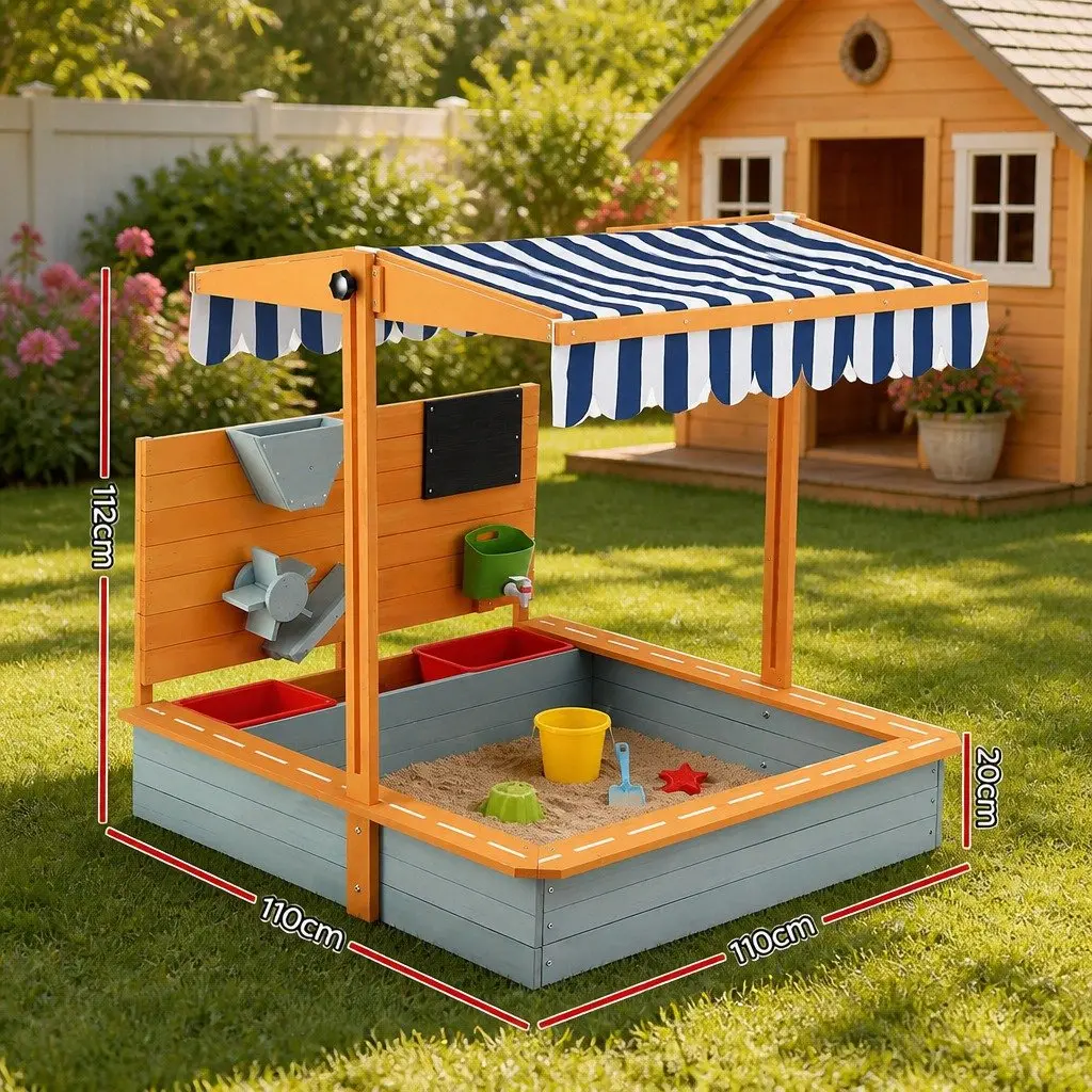 Green Sandbox For Active Kids Aged 3-6