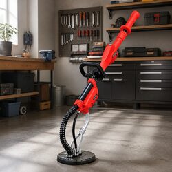 800W Drywall Sander Plaster Wall Board Dust Extendable Arm 6 Speed Control
