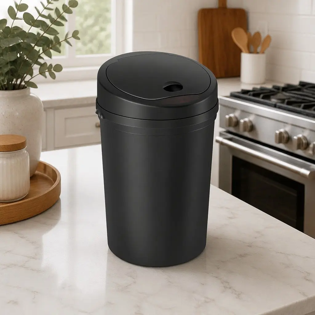 Sensor Bin Motion Automatic Trash Can Kitchen Rubbish 9L Hands-free Black