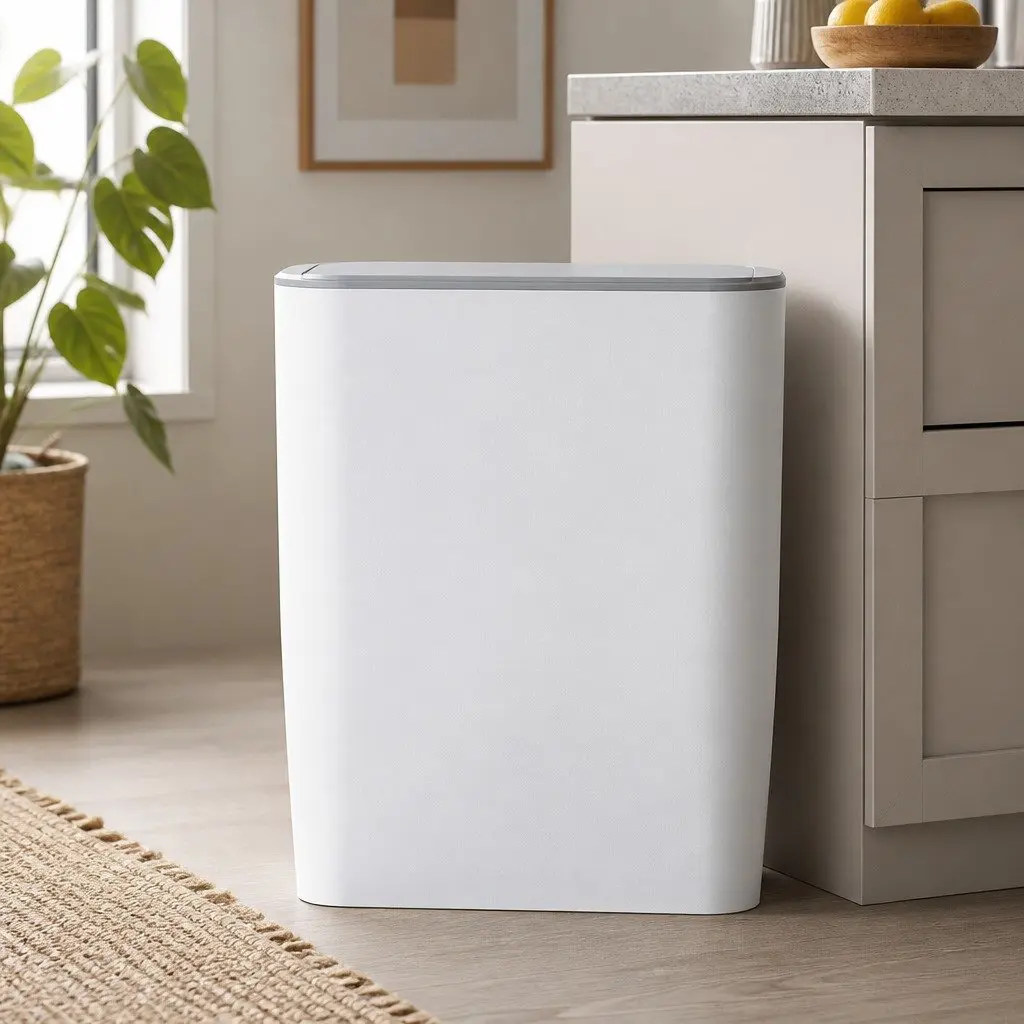 Automatic Rubbish Bin Hands-Free Kitchen Waste 9L White