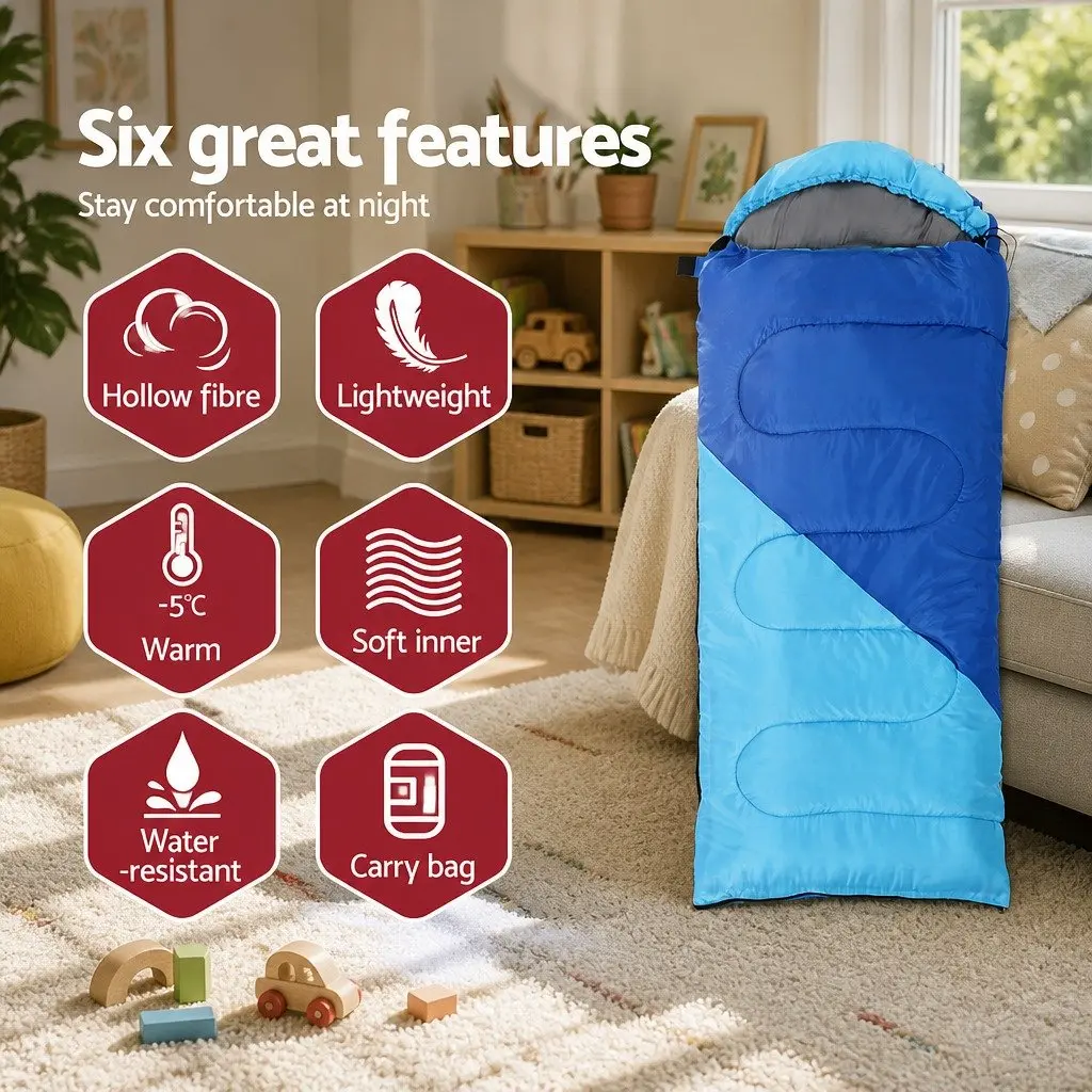 Kids Sleeping Bag 172cm for Outdoor Use