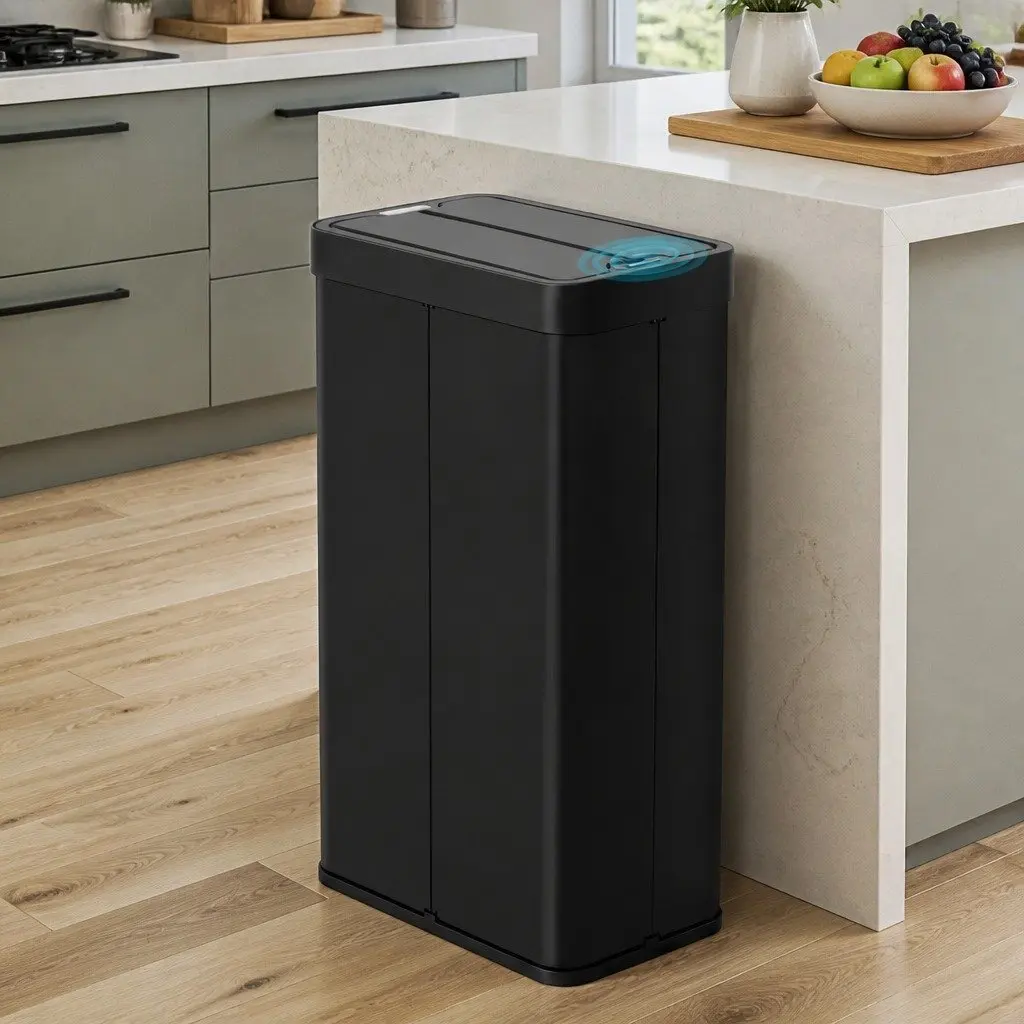 Automatic Sensor Rubbish Bin 70L Touchless Kitchen Waste Garbage Can Slim