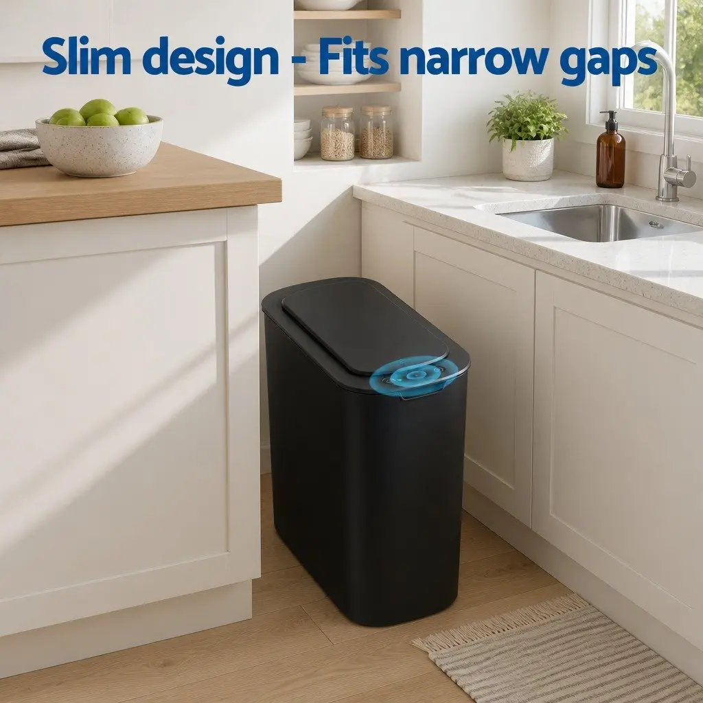 Automatic Trash Bin 11L in Black Color