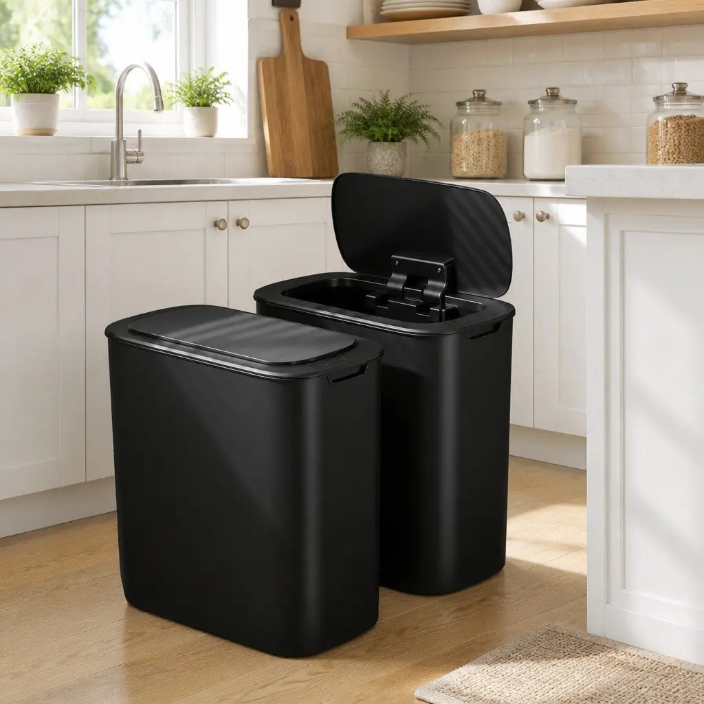 Automatic Trash Bin 11L in Black Color