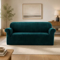 Affordable 3-Seater Velvet Sofa Cover for Daily Use