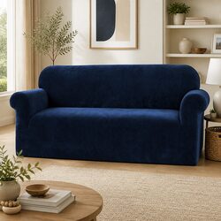 Warm and Reliable 3 Seater Velvet Sofa Protector