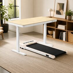 Electric Standing Desk Treadmill Combo 120cm Adjustable Height Walking Pad