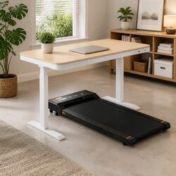Electric Standing Desk Treadmill Combo 120cm Adjustable Walking Pad Home Office