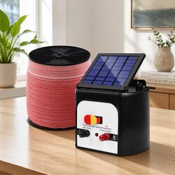 Reliable Solar Electric Fence Energiser for Livestock Safety