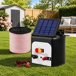 Value-Driven Solar Electric Fence Energiser Kit for Livestock