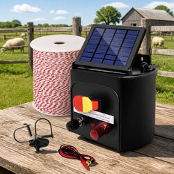 Reliable Solar Electric Fence for Livestock Protection