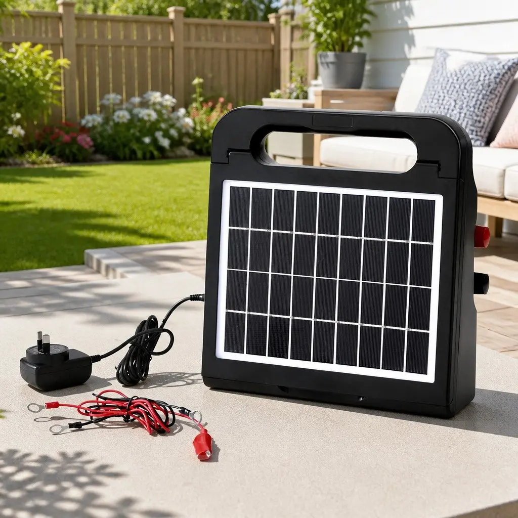 Solar Electric Fence Energiser for Animal Safety
