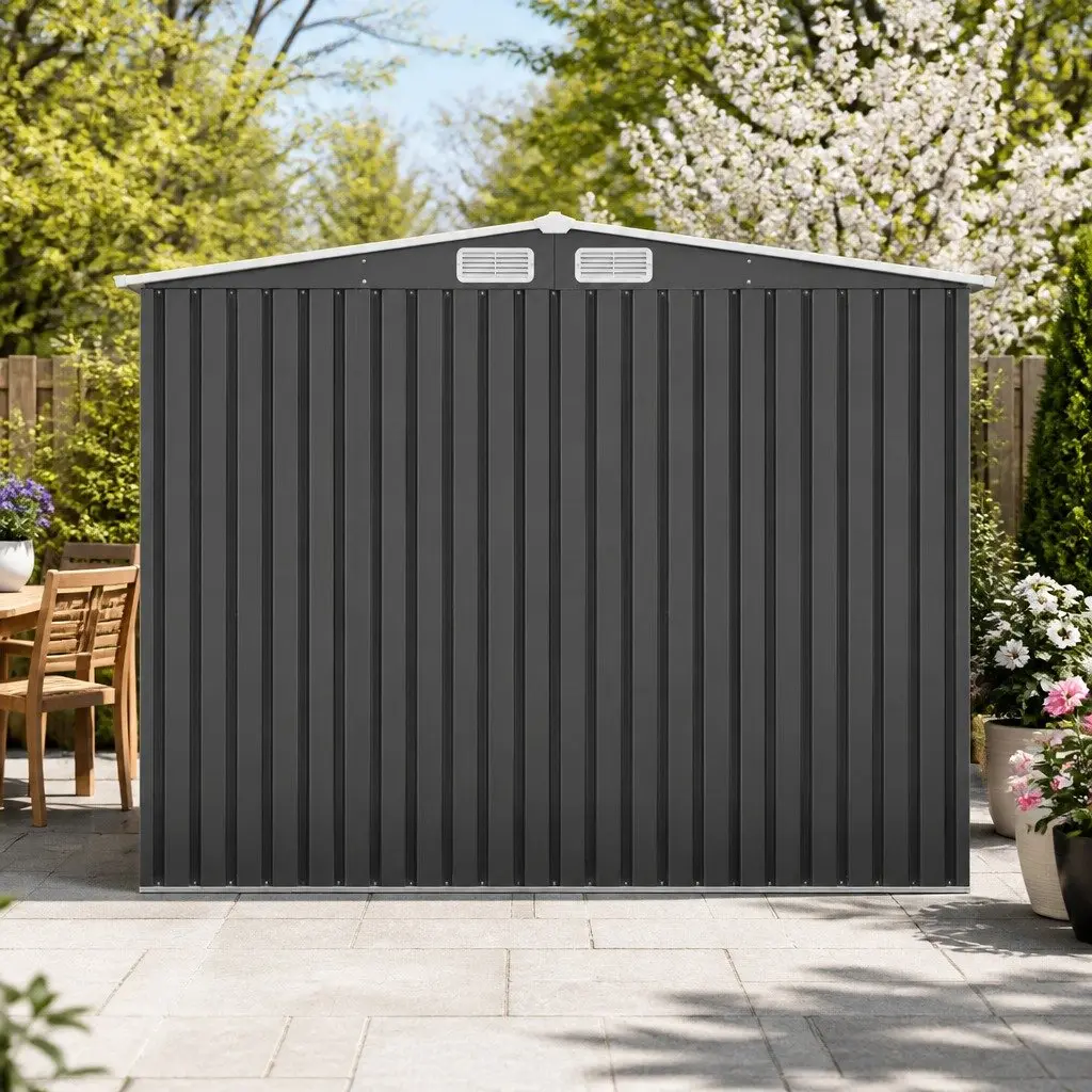 2.58x3.14M Metal Garden Shed