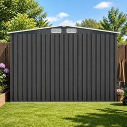Reliable 2.6x3.9M Metal Garden Shed with Storage Value