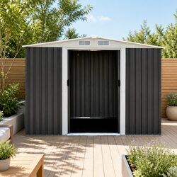 Reliable Metal Garden Shed 2.58 x 2.07M with Easy Access