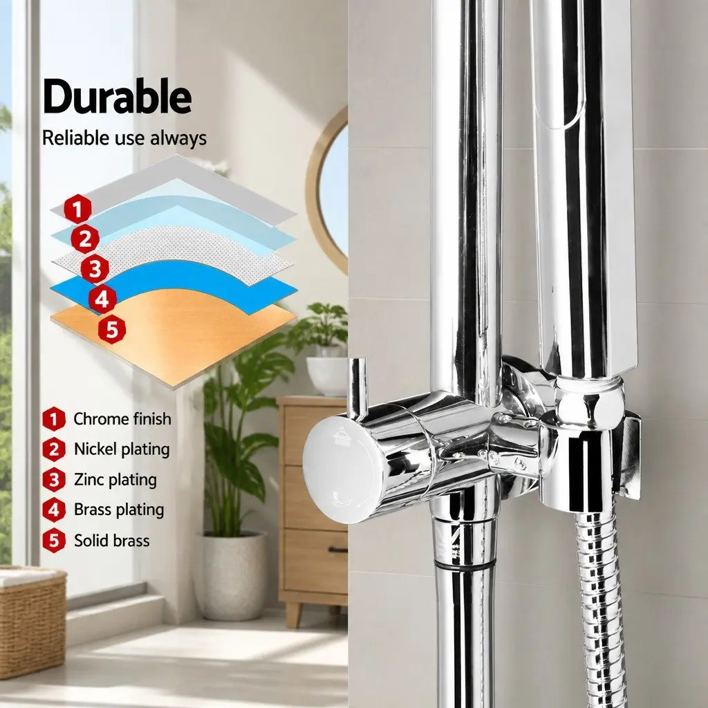 9" Rainfall Shower Head Set with Handheld Feature