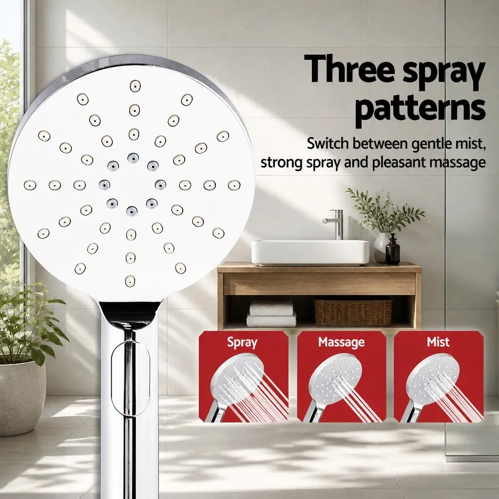 9" Rainfall Shower Head Set with Handheld Feature
