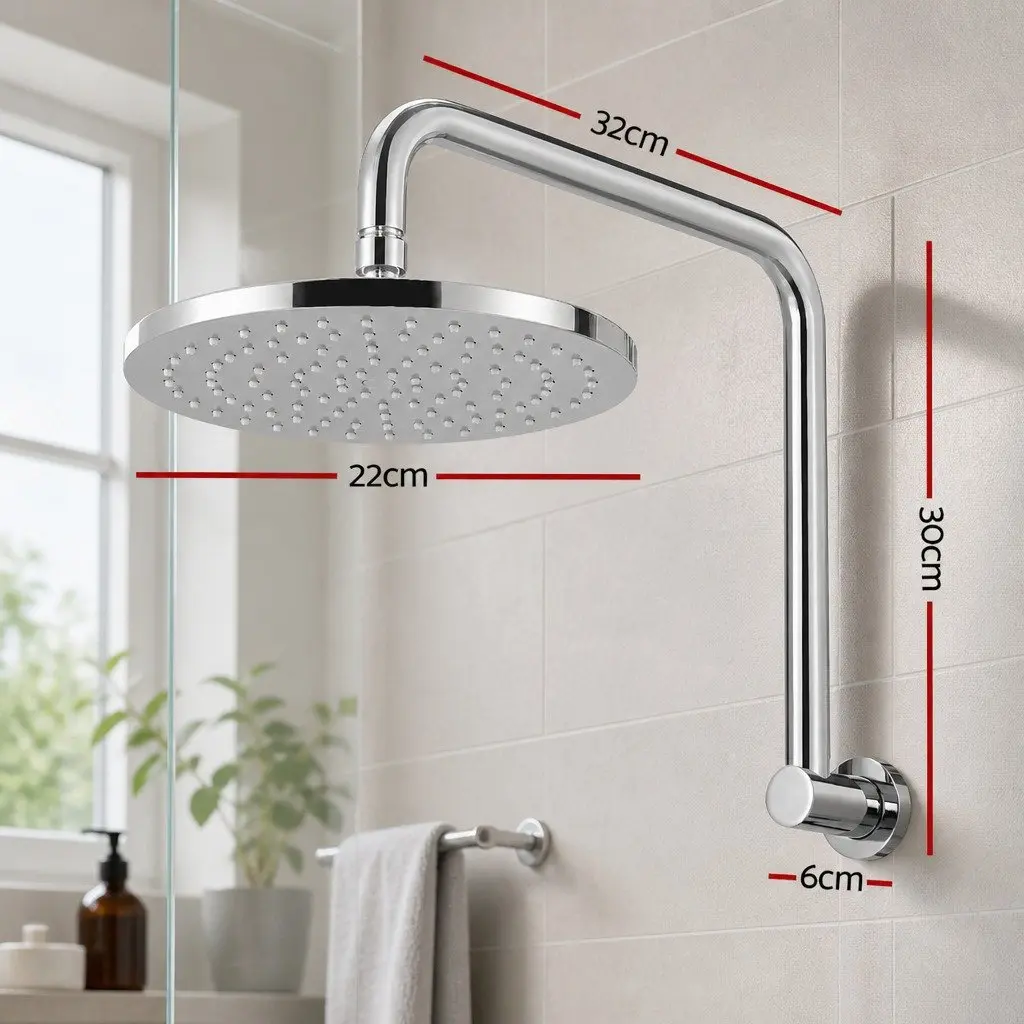 9 Inch Rain Shower Head with Easy Assembly
