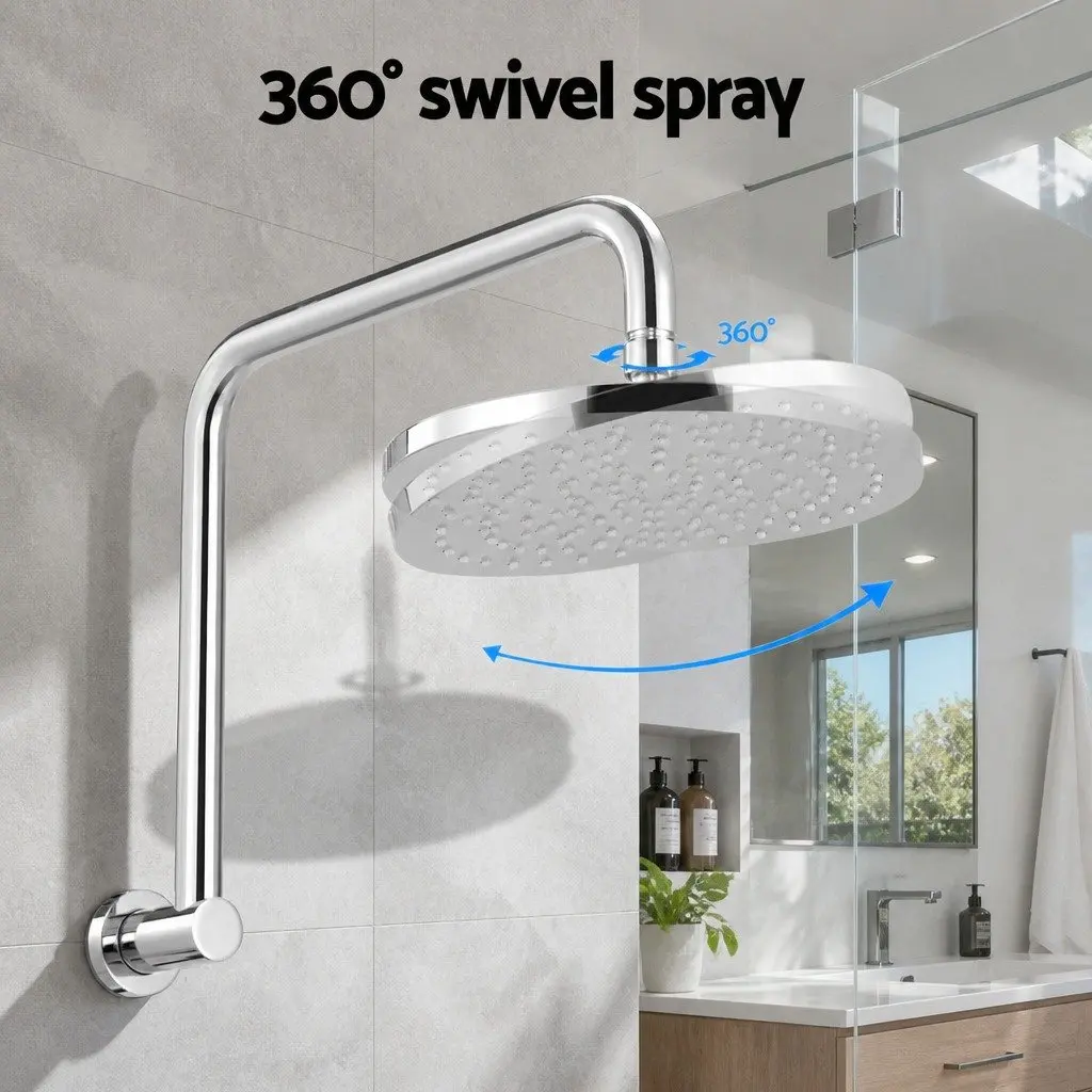 9 Inch Rain Shower Head with Easy Assembly